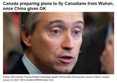 香港國際快遞-加拿大準備包機撤回在疫情中心的加拿大公民