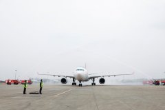 國(guó)際快遞價(jià)格查詢-“水門(mén)”迎英雄！川航接回最后一批四川援鄂醫(yī)療隊(duì)（附圖